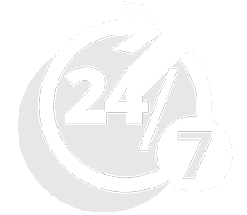 24-7 Emergency Telephone Numbers Icon White